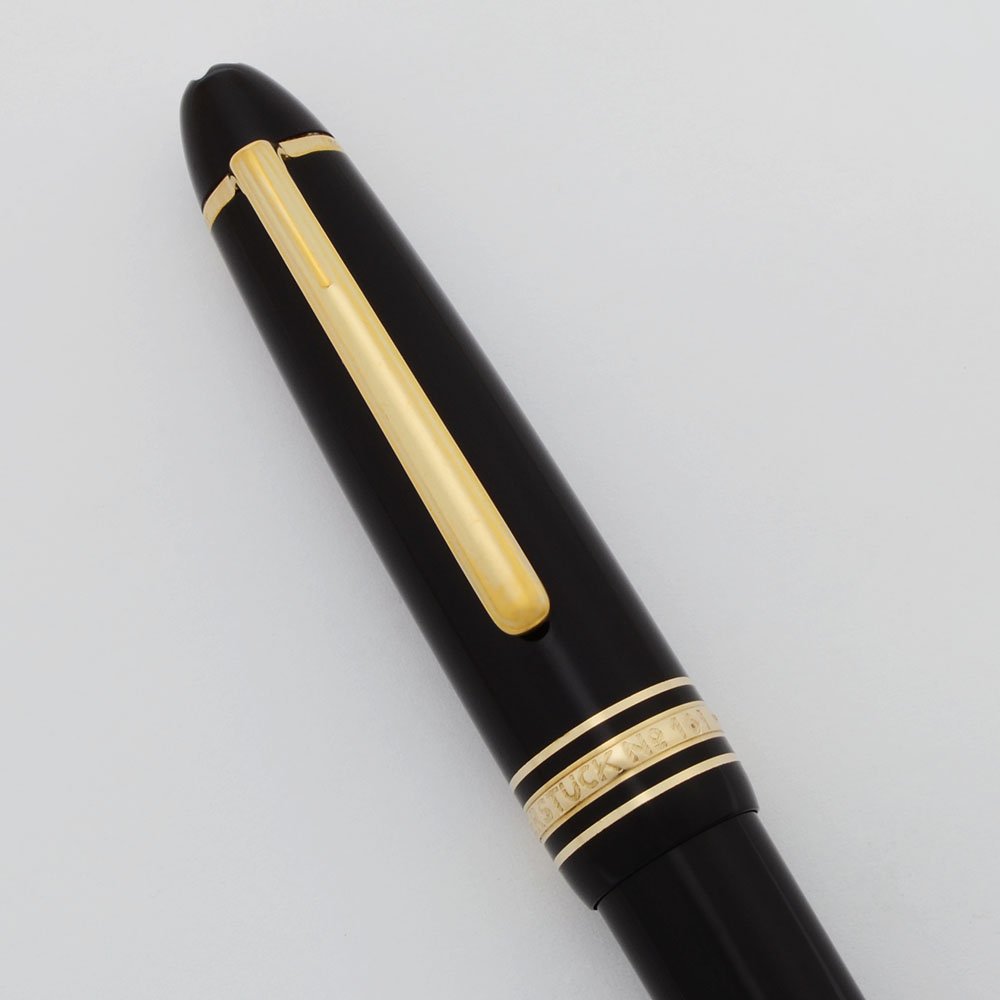 Montblanc Meisterstuck 161 Ballpoint Pen - Black, Gold Trim